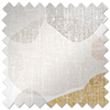 Linen Patch, Orange - Roller Blind